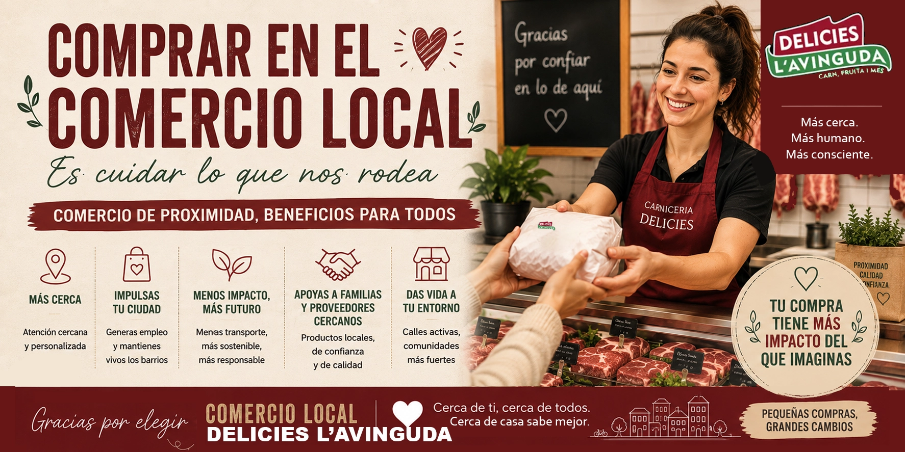 Producto de proximidad en Delicies L'Avinguda de Terrassa