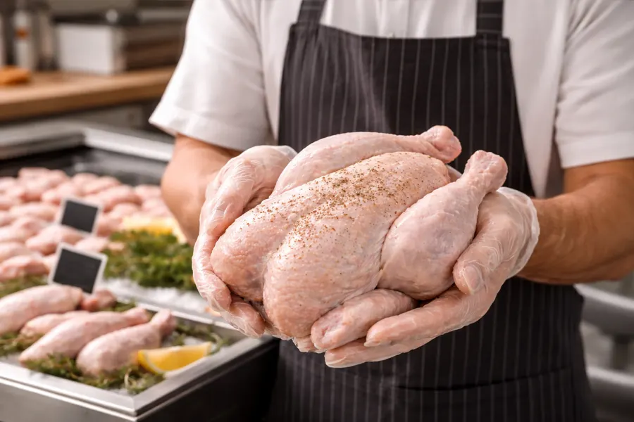 Foto 2 Cómo elegir un pollo fresco en el mostrador