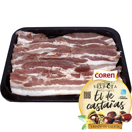 29-Panceta de cerdo de Castañas 1/2kg.-Carnicería Delicies l'Avinguda Terrassa