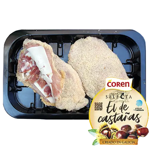 350-Sin Glutén Libritos de cerdo de castañas con jamón-Carnicería Delicies l'Avinguda Terrassa