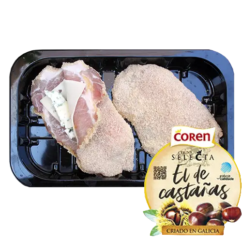 351-Sin Gluten Libritos de cerdo castañas y roquefort-Carnicería Delicies l'Avinguda Terrassa