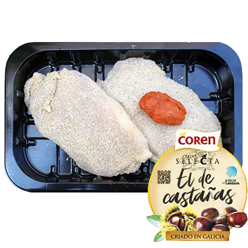 Libritos de cerdo de castañas, sobrasada y queso - Delicies l'Avinguda-Terrassa - 2 Foto