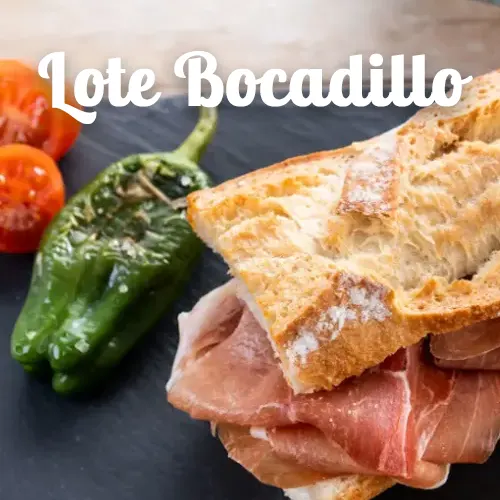 43-Lote Bocadillos-Carnicería Delicies l'Avinguda Terrassa