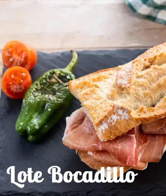 43 Lote Bocadillos