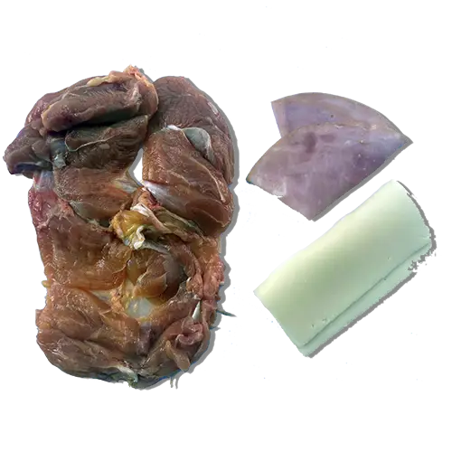 Muslos de pollo rellenos de jamón cocido y queso - Delicies l'Avinguda-Terrassa - 2 Foto