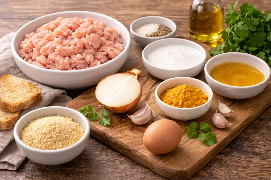 Foto 2 Albóndigas de pollo al curry
