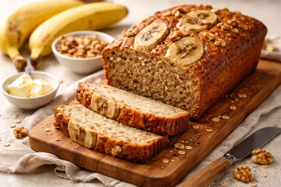 Receta Banana bread (pan de plátano)