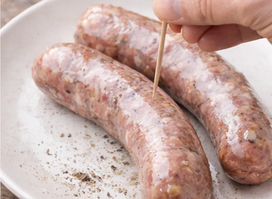 Butifarra cocinada en la airflyer- Receta 175