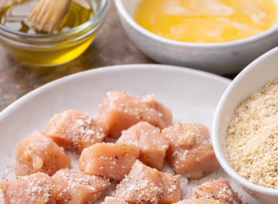 Nuggets de pollo caseros (en airflyer)- Receta 178