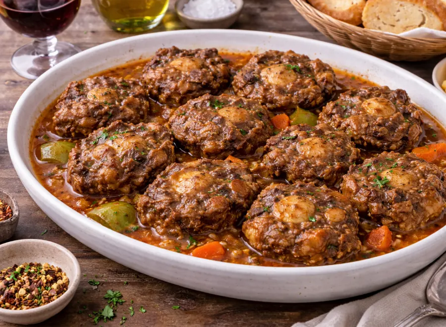Rabo de toro a la cordobesa en olla rápida- Receta 166
