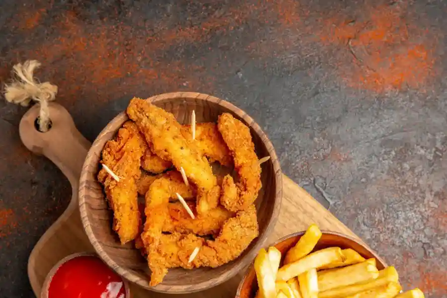 Tiras de pollo estilo asiatico en freidora de aire- Receta 184