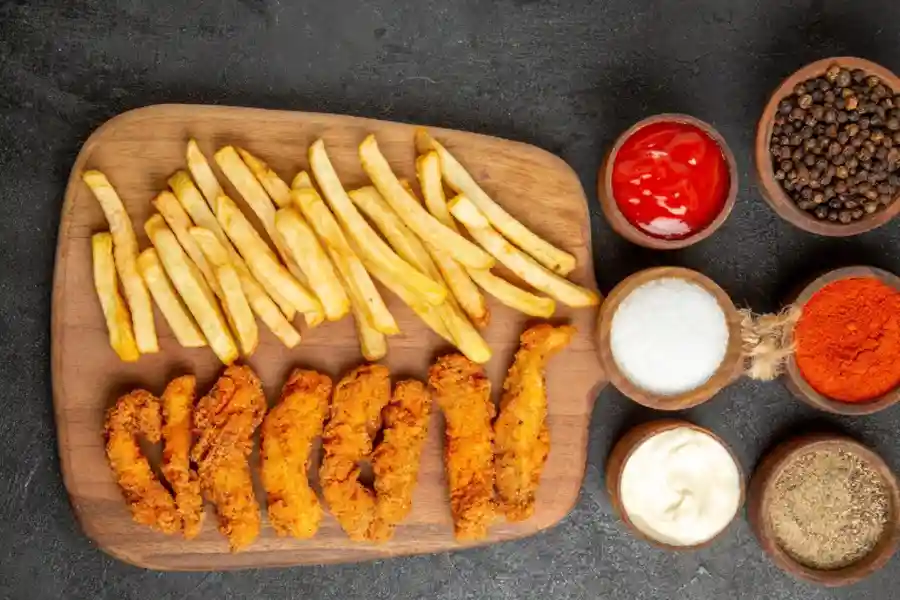 Foto 3 Tiras de pollo estilo asiatico en freidora de aire