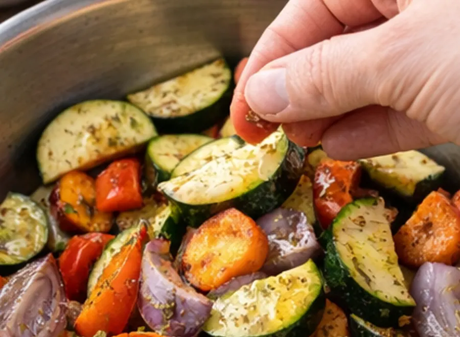 Foto 1 Verduras asadas en la airflyer