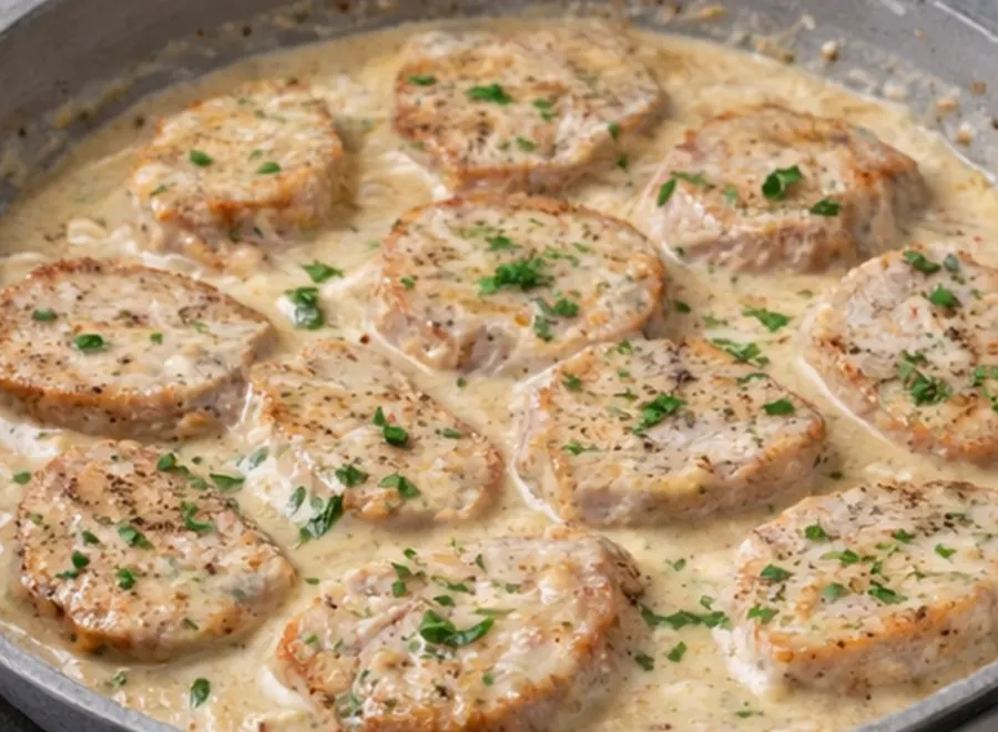 Foto 2 Lomo en crema de almendras