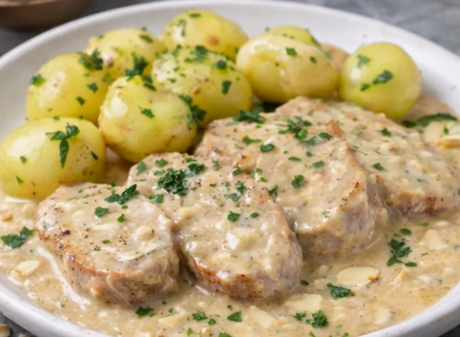 Foto 3 Lomo en crema de almendras