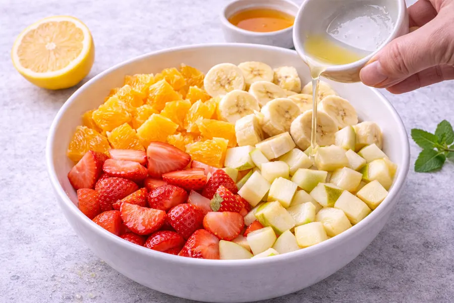 Foto 3 Ensalada de frutas con miel y agua de azahar (estilo marroquí)