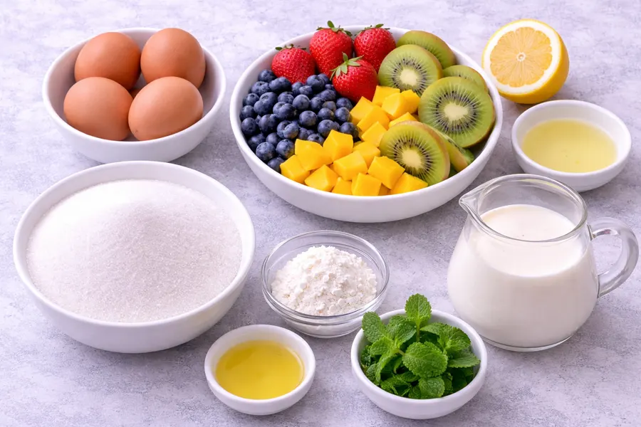 Foto 2 Pavlova con frutas