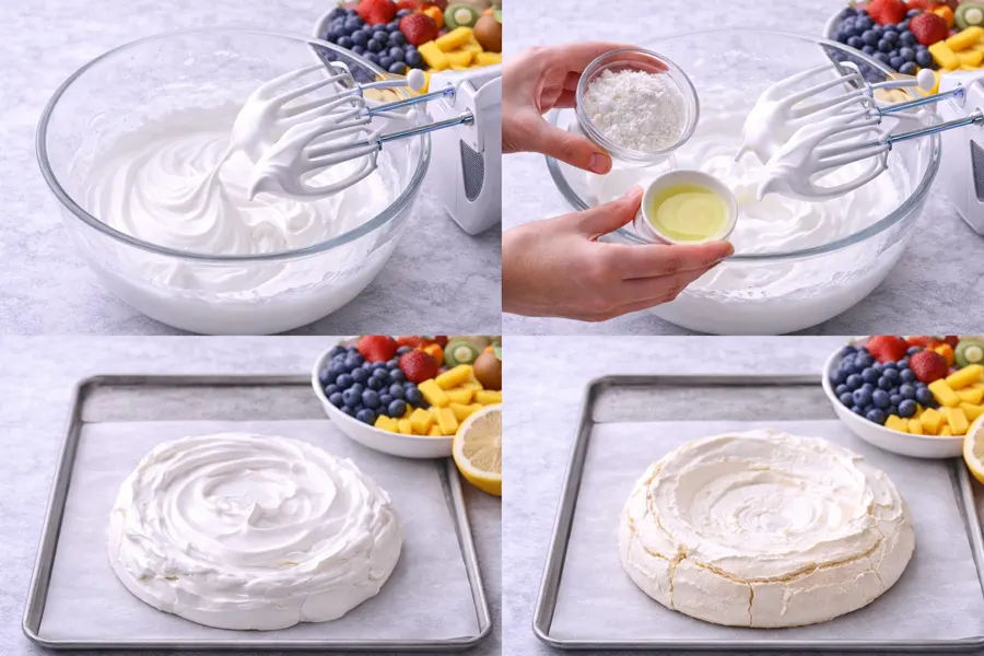 Foto 3 Pavlova con frutas