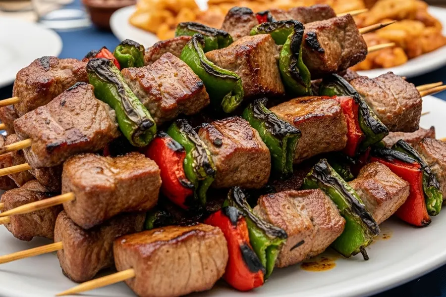 Receta Pinchitos morunos: brochetas marinadas llenas de sabor