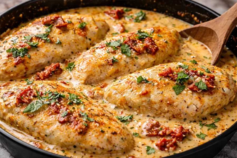 Foto 2 Pollo cremoso con tomates secos (estilo Marry Me Chicken)