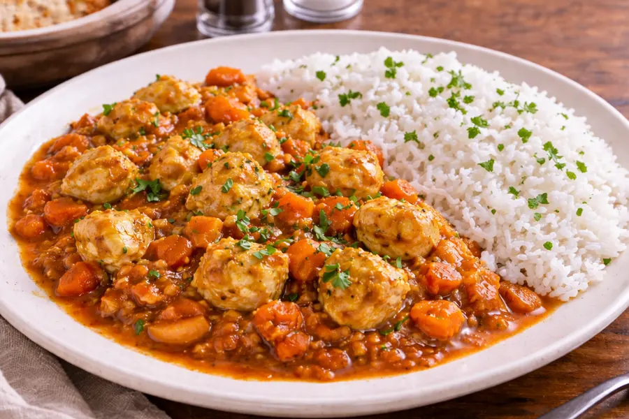 Receta Pollo al curry