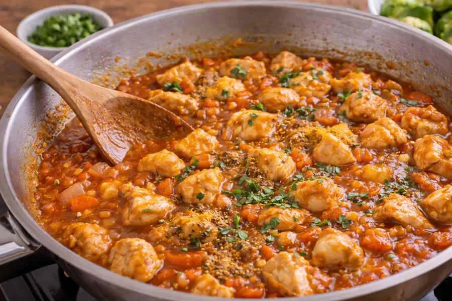 Foto 3 Pollo al curry