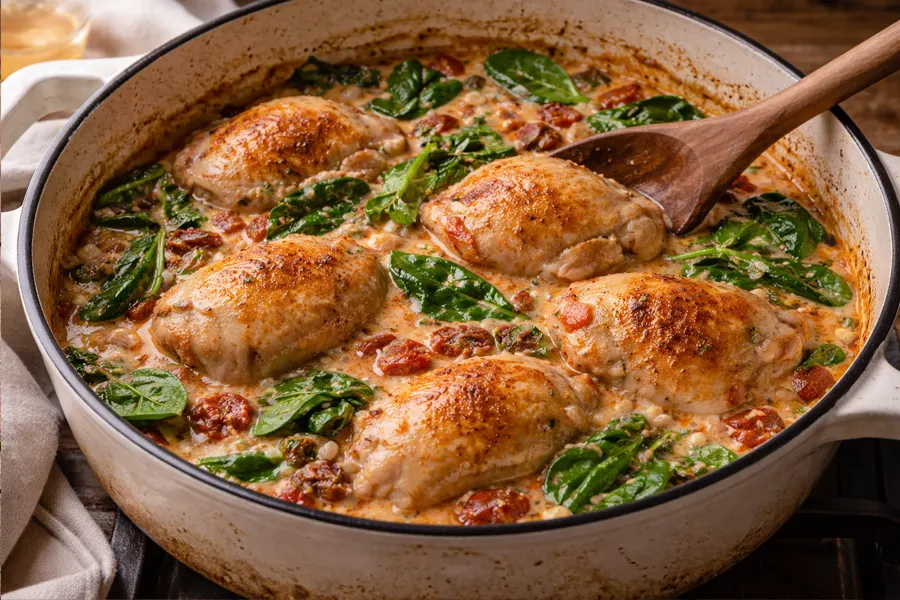 Foto 3 Estofado con pollo al estilo toscano