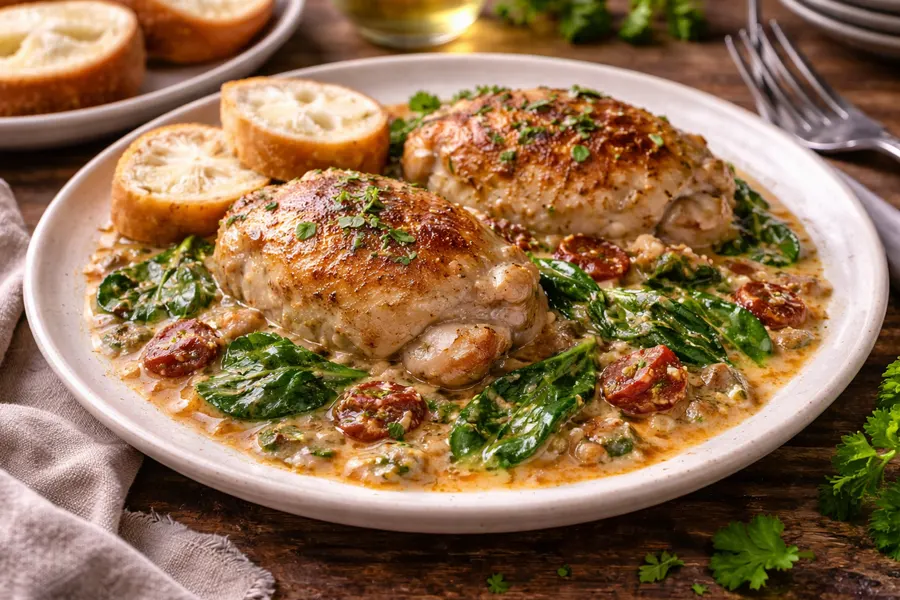 Estofado con pollo al estilo toscano- Receta 208