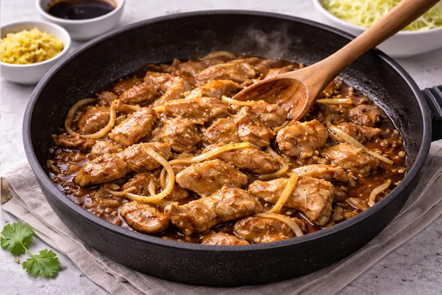 Foto 3 Shogayaki (cerdo al jengibre)