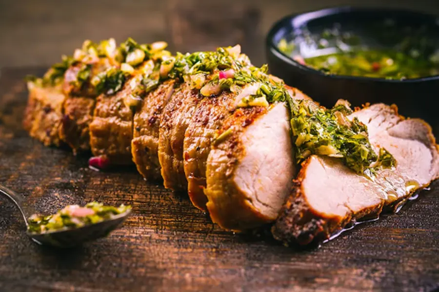 Receta Solomillo de cerdo al horno con hierbas y mostaza