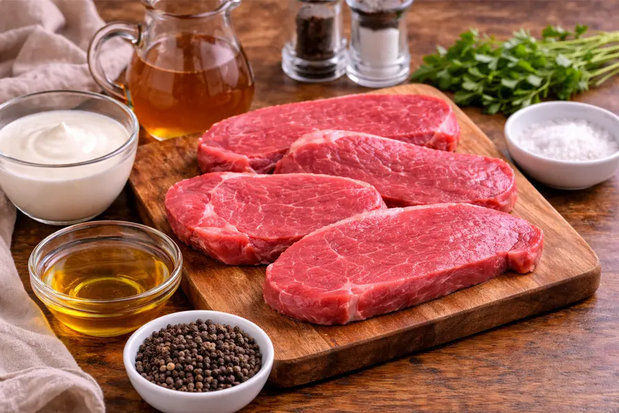 Foto 2 Ternera con salsa de pimienta: receta fácil y cremosa paso a paso