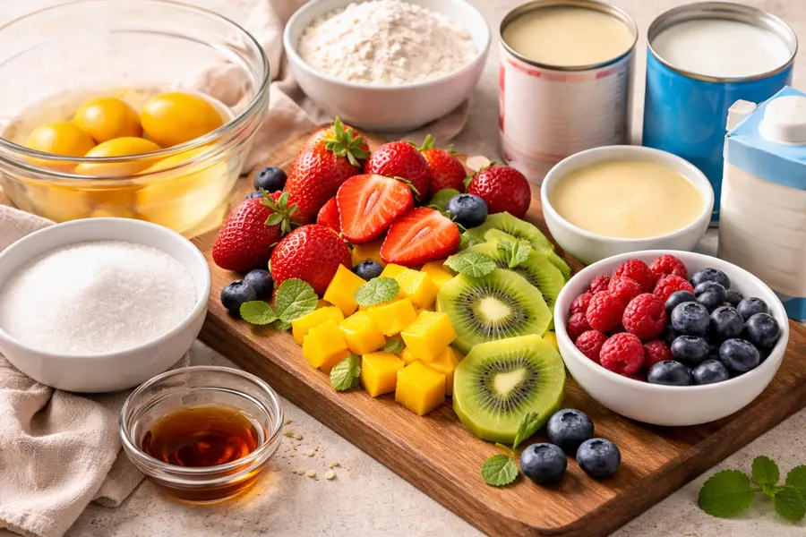 Foto 2 Tres leches con frutas