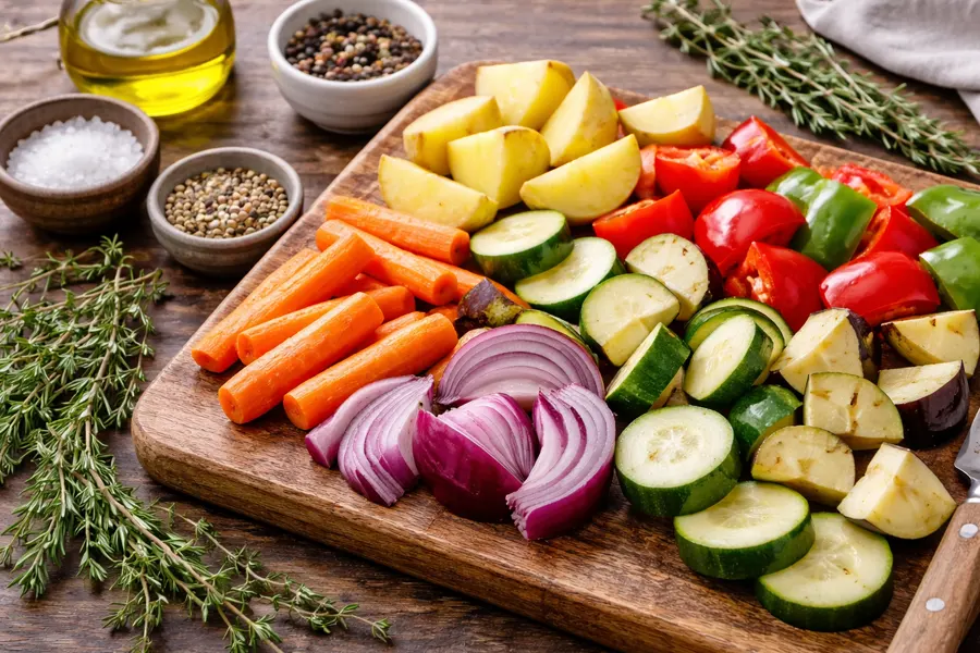 Verduras asadas al horno- Receta 185